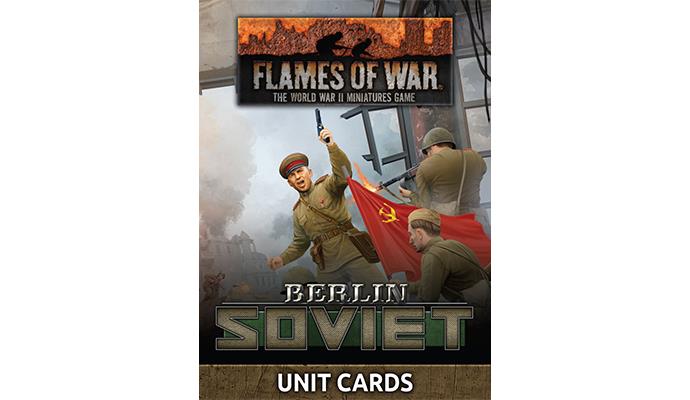 Flames of War: FW274U Berlin: Soviet Unit Cards (71x Cards)