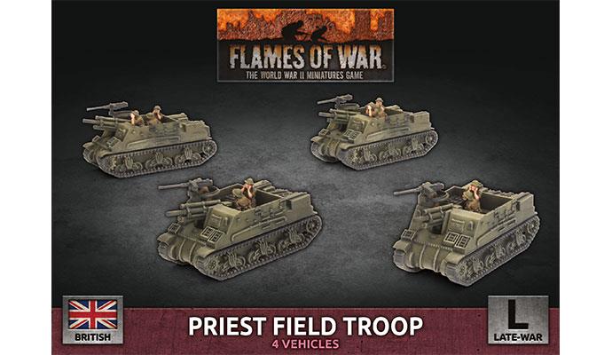 Flames of War: BBX64 Priest Field Troop (Plastic)