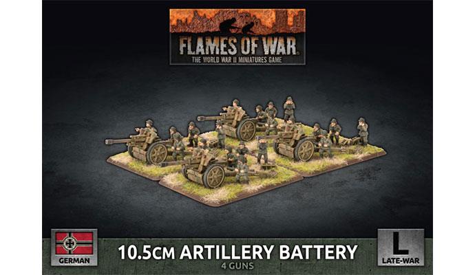 Flames of War: GBX145 10.5cm Artillery Battery