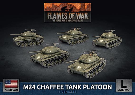 Flames of War: UBX94 M24 Chaffee Tank Platoon