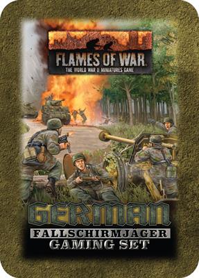 Flames of War: TD042 German Fallschirmjäger Gaming Set (x20 Tokens, x2 Objectives, x16 Dice)