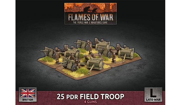 BBX63 25 pdr Field Troop (Plastic)