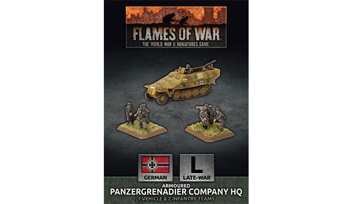 GBX168 Armoured Panzergrenadier Company HQ (Plastic)