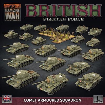 Flames of War: BRAB14 British Comet Armoured Squadron (Plastic)
