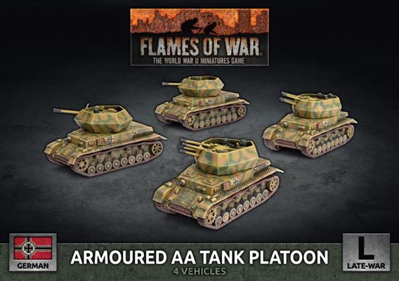 Flames of War: GBX166 Armoured AA Tank Platoon