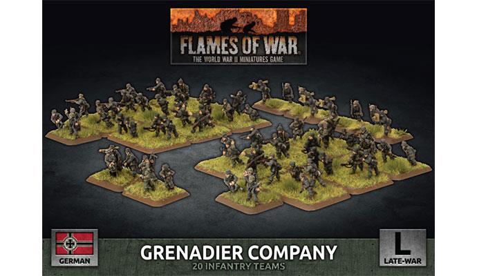 Flames of War: GBX170 Grenadier Company (Plastic)