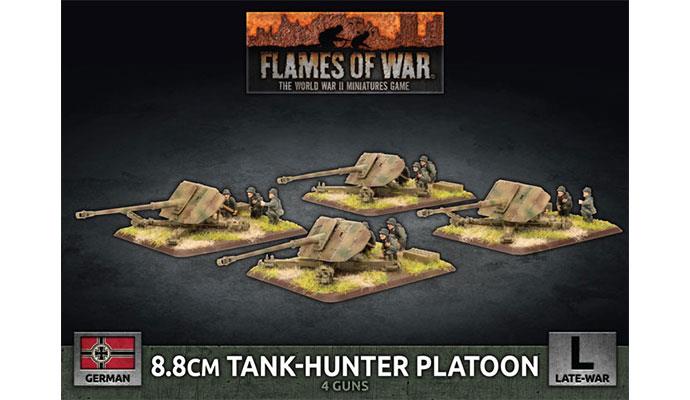 Flames of War: GBX175 8.8cm Tank Hunter Platoon (Plastic)