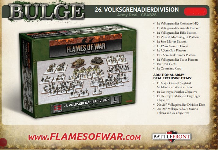 Flames of War: GEAB28 26. Volksgrenadier Division