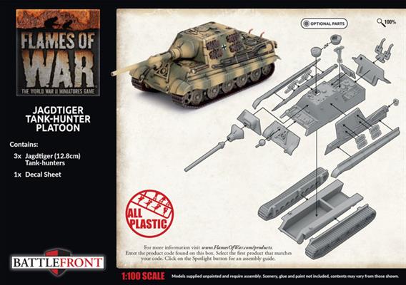 GBX179 Jagdtiger Tank-Hunter Platoon (Plastic)