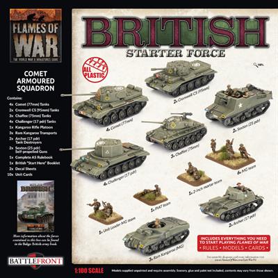 Flames of War: BRAB14 British Comet Armoured Squadron (Plastic)