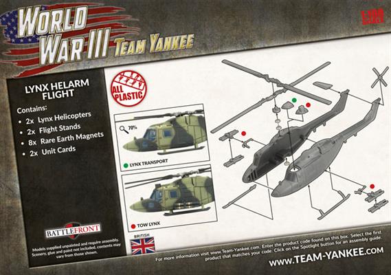 Team Yankee: TBBX05 Lynx Helarm Flight (Plastic)