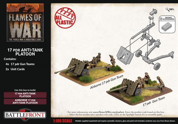 BBX52 17 pdr Anti-tank Platoon (Plastic)