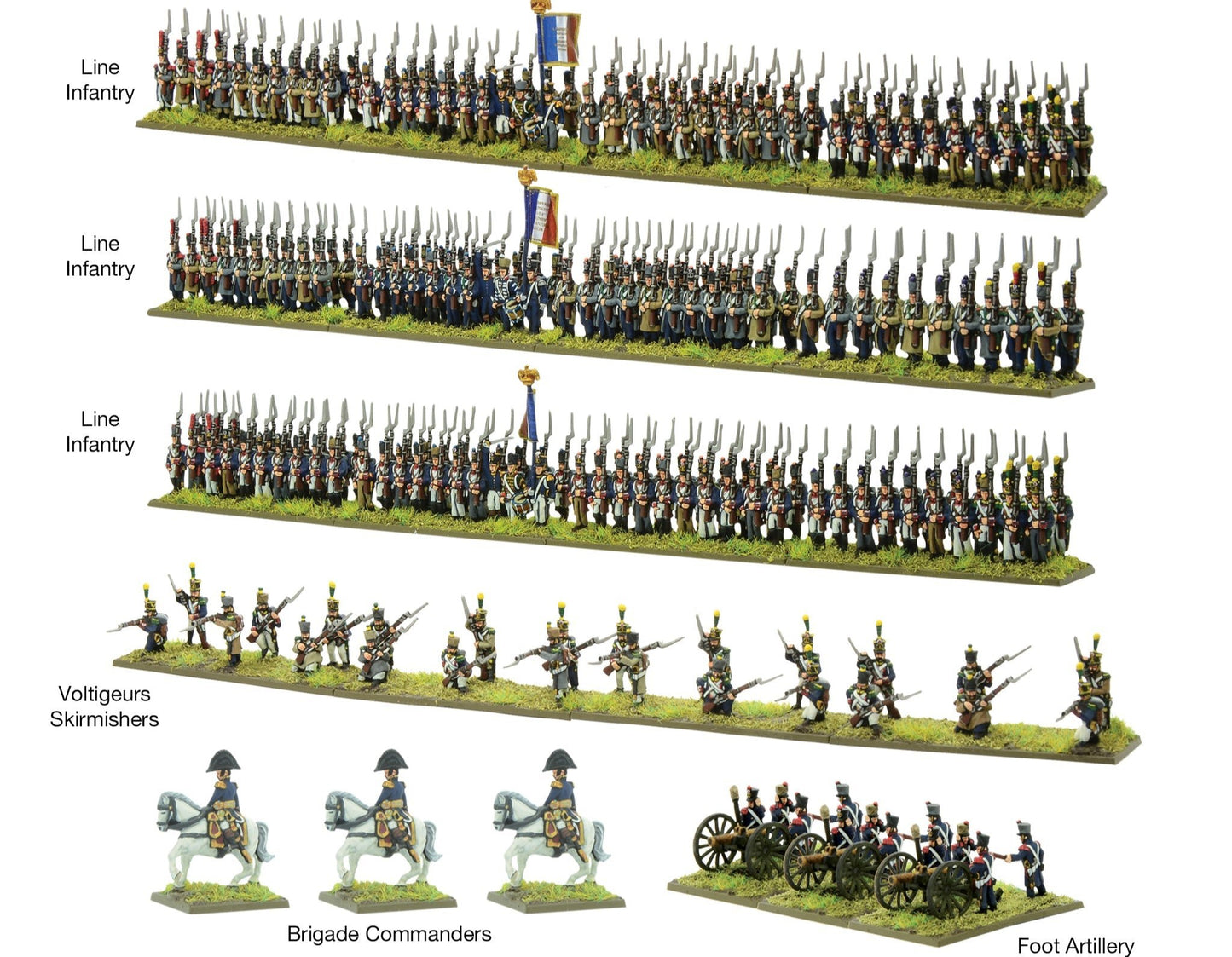 Black Powder Epic Battles: Waterloo - French Infantry Brigade