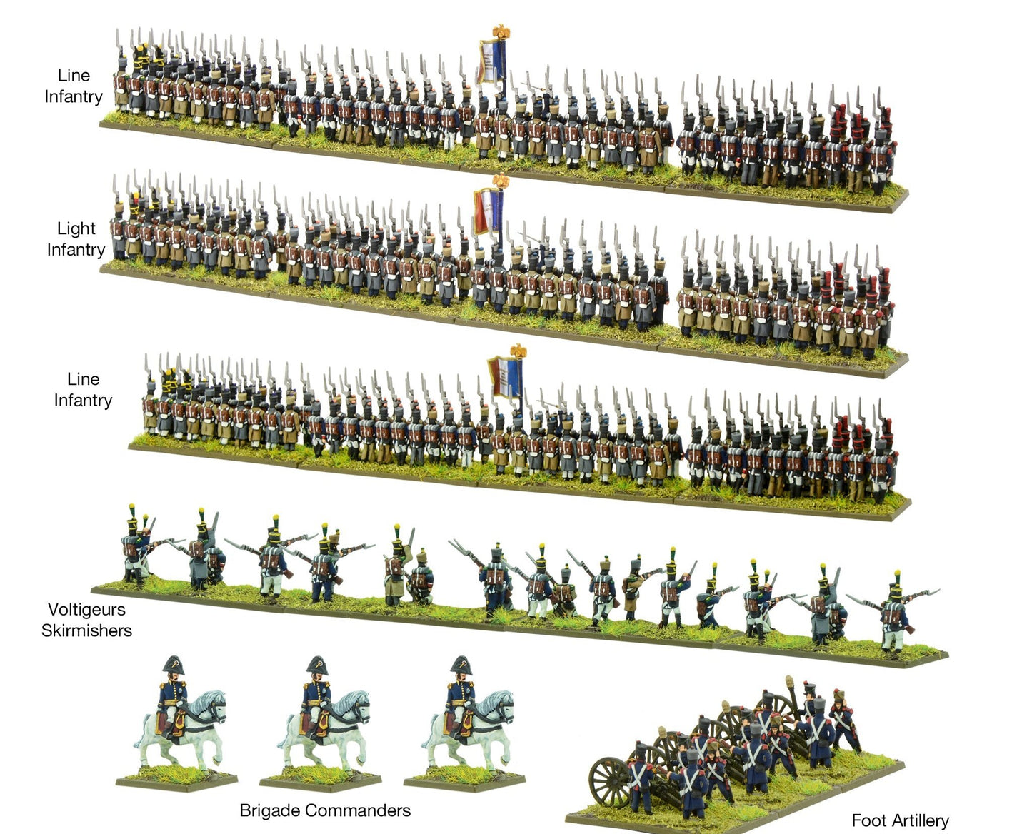Black Powder Epic Battles: Waterloo - French Infantry Brigade