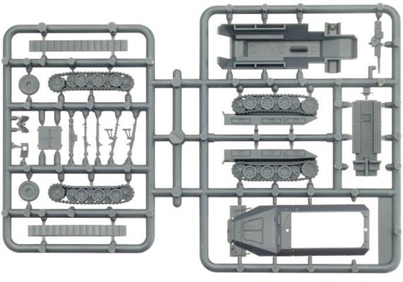 GBX168 Armoured Panzergrenadier Company HQ (Plastic)
