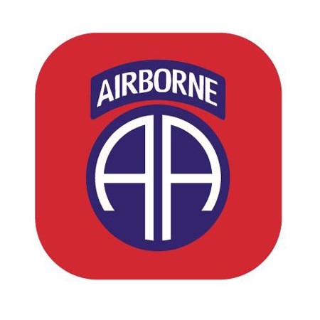 WW2 Dice - US 82nd Airborne "All American" Dice