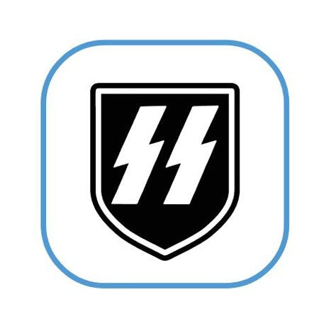 WW2 Dice - Generic SS White Dice