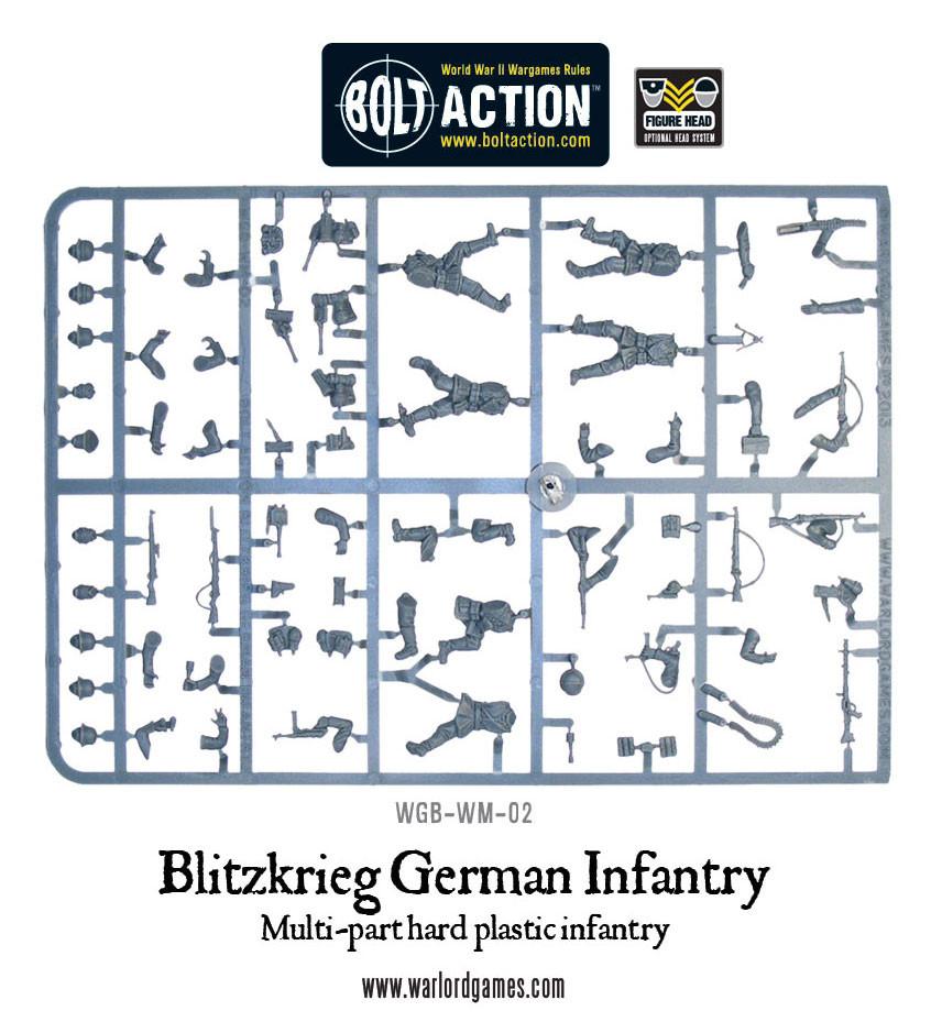 Blitzkrieg German Infantry Plastic Boxed Set