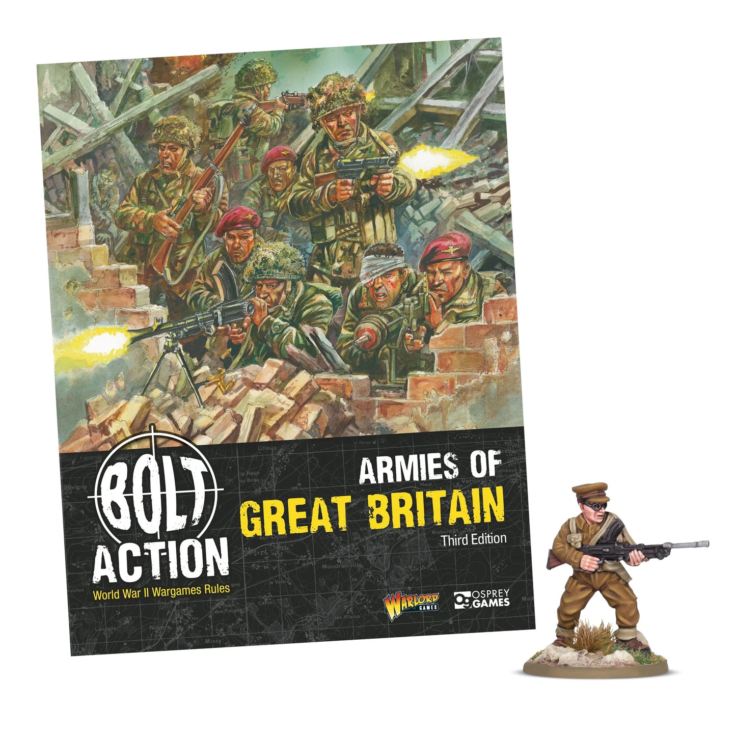 Bolt Action: Armies of Great Britain with Capt. John Henry Cound Brunt VC MC special miniature