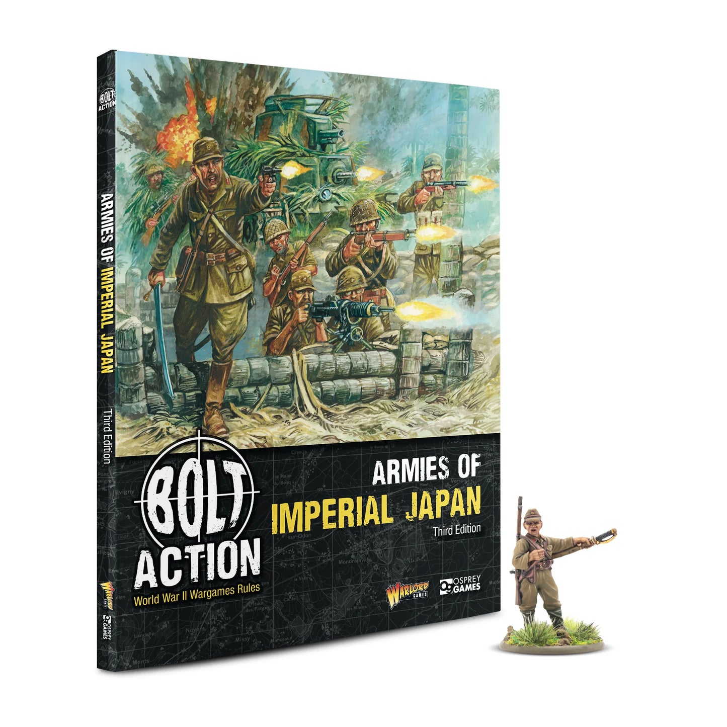 Bolt Action: Armies of Imperial Japan with 'Into the Jungle' (Hiroo Onoda) book miniature