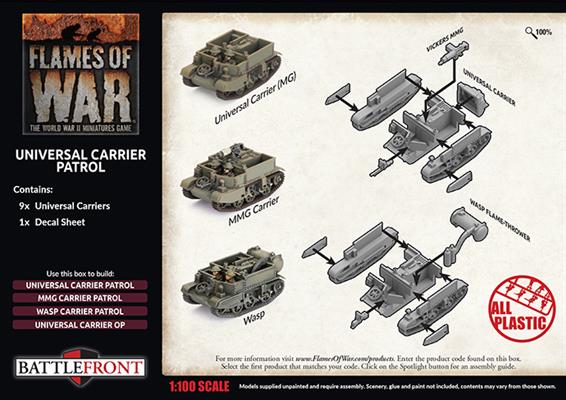 Flames of War: BBX55 Universal Carrier Patrol