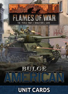 Flames of War: FW270U Bulge: Americans Unit Cards (66x Cards)