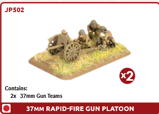 Flames of War: JP502 37mm Rapid-fire Gun Platoon (x2)