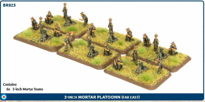 Flames of War: BR825 Mortar Platoon (Pacific) (x6)