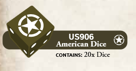 Flames of War: US906 American MW Dice (x20)