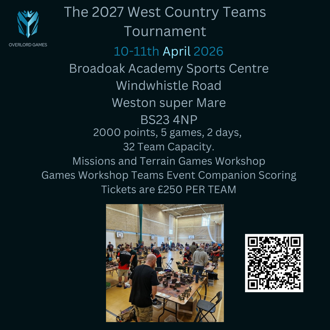 The 2027 West Country Team Tournament