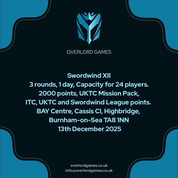 Swordwind XII - 2000 points Warhammer 40k tournament