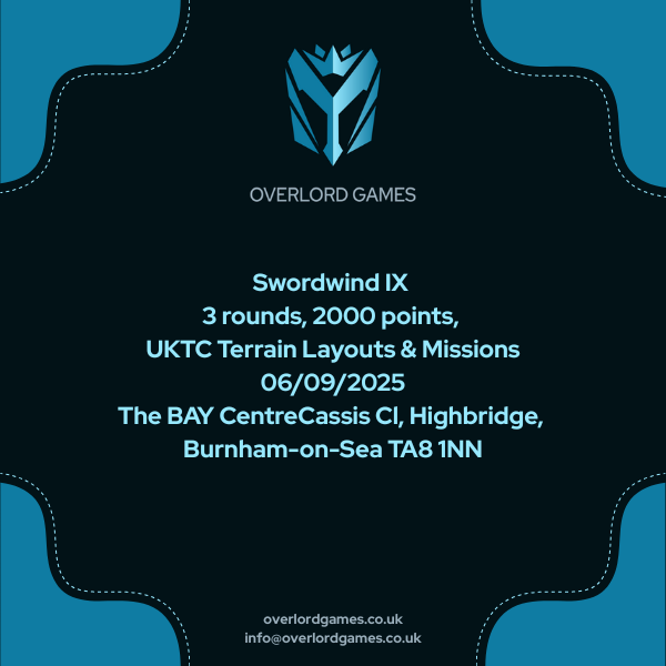 Swordwind IX - 2000 points Warhammer 40k tournament