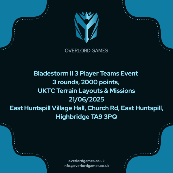 Bladestorm II - 2000 Points 40k 3 player Team Tournament