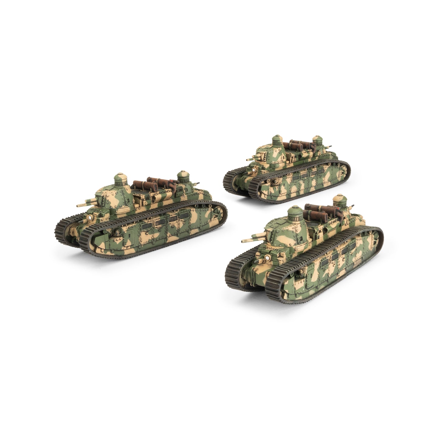 Flames of War: FRX17 Char 2C Tank Platoon (x3)