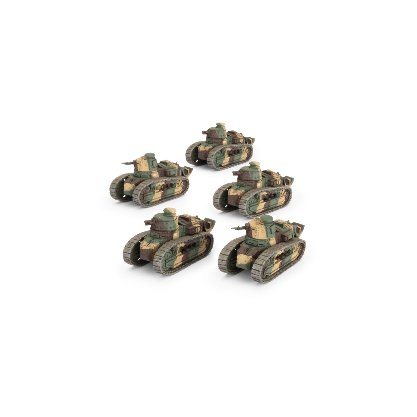 Flames of War: FRX18 Renault FT Tank Platoon (x5)