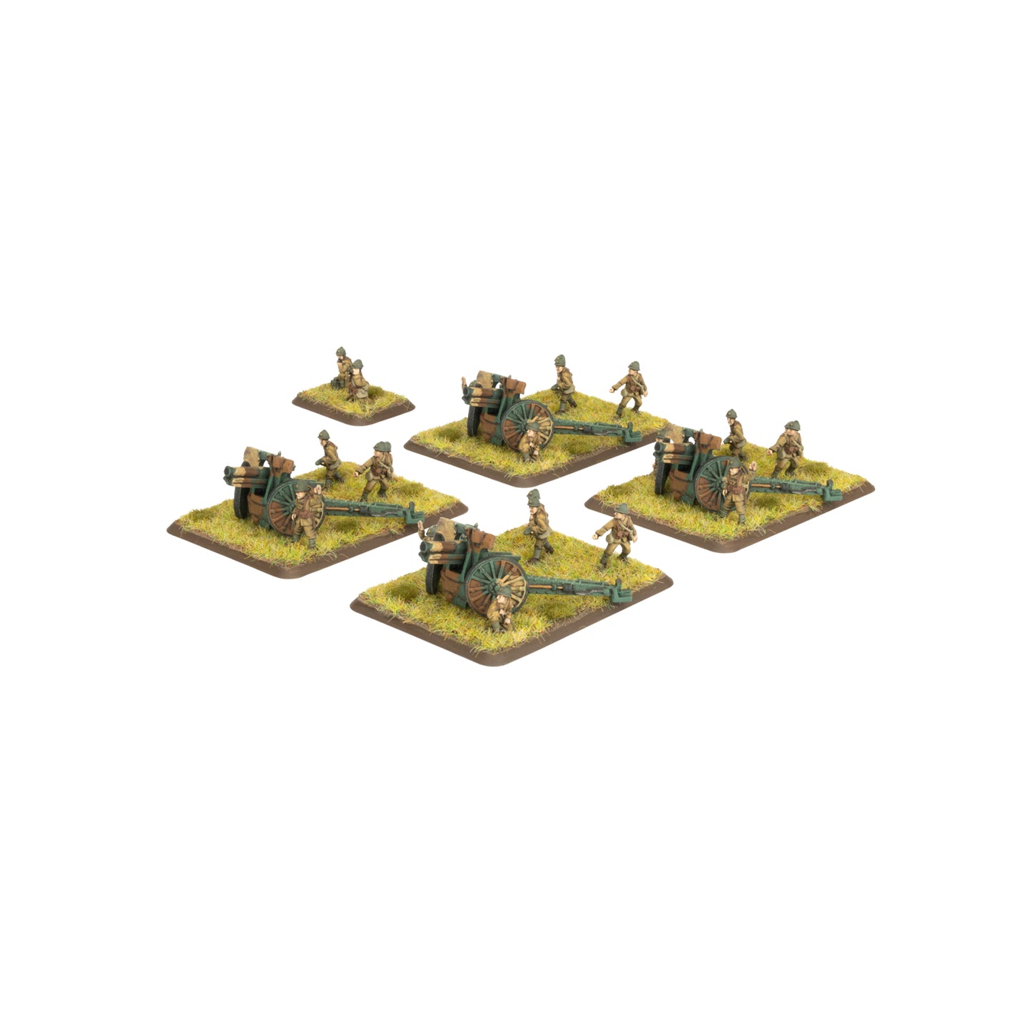 Flames of War: FRX20 105mm Howitzer Battery (x4 guns)