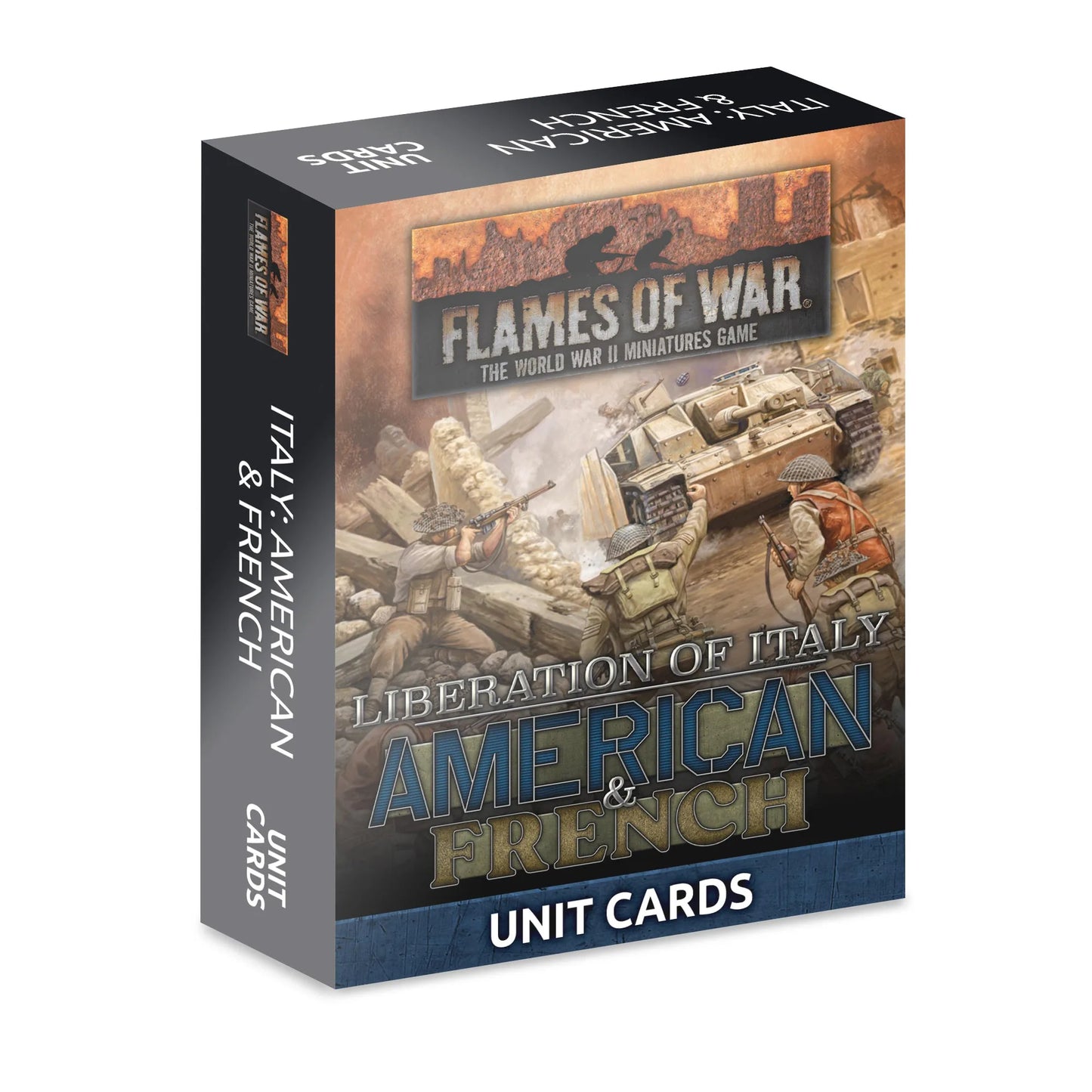 Flames of War: American and French Unit Card Pack (69 cards)