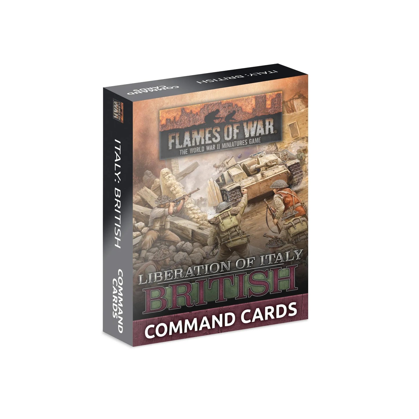 Flames of War: British Command Card Pack (55 cards)