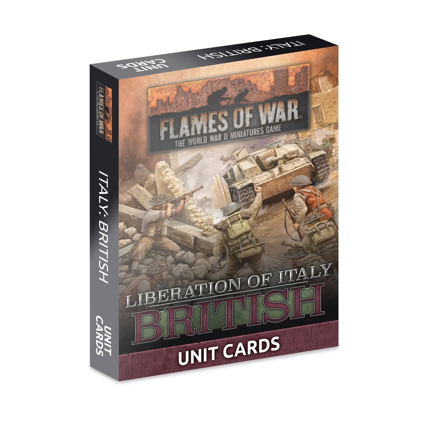Flames of War: British Unit Card Pack (36 cards)