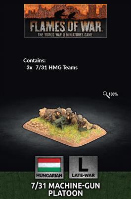 Flames of War: HU704 7/31 MG Platoon