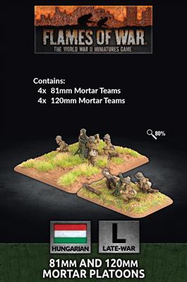 Flames of War: HU705 81mm and 120mm Mortar Platoons