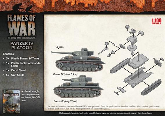 Flames of War: GBX106 Panzer IV Platoon