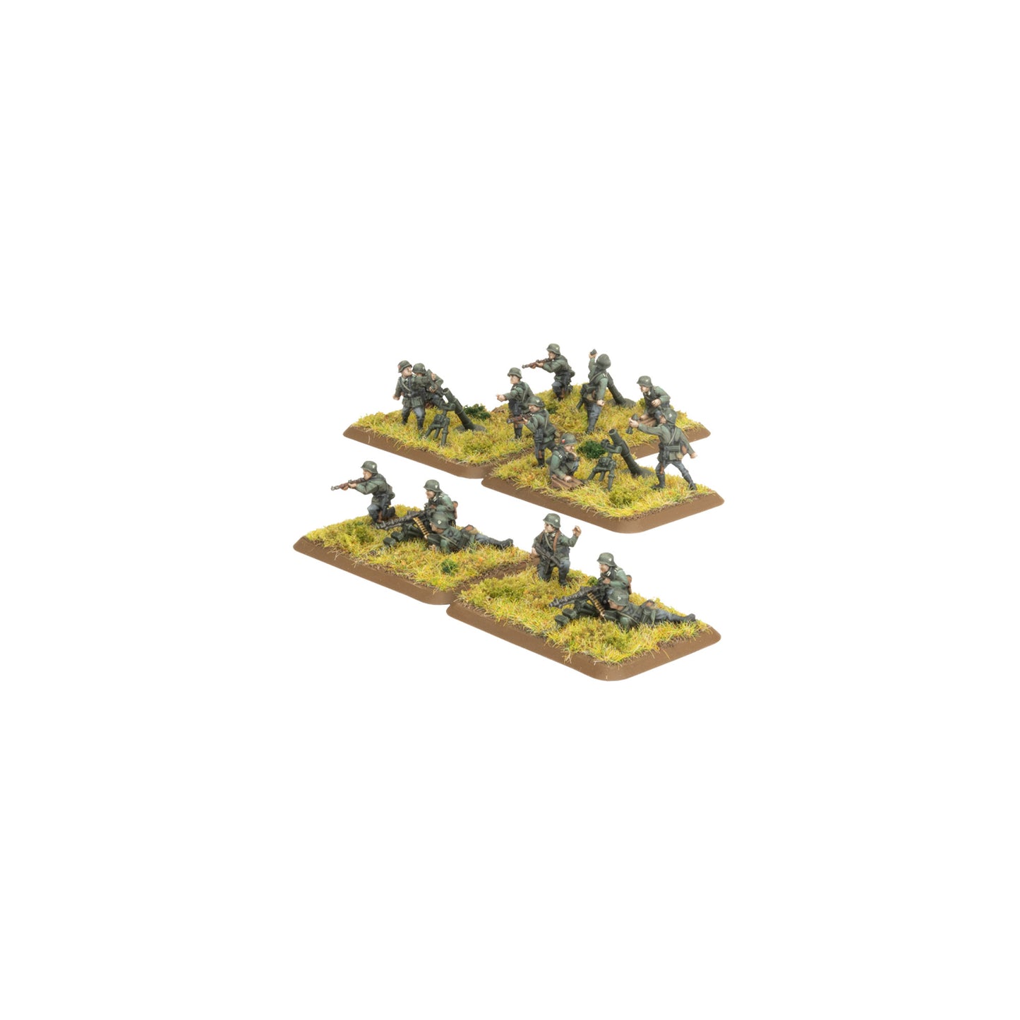 Flames of War: GBX203 HMG and Mortar Platoons (Early, Plastic)