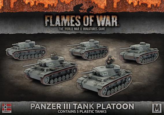 Flames of War: GBX105 Panzer III Platoon