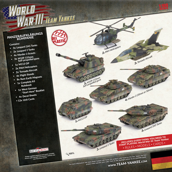 Team Yankee: TGRAB03 West German Starter Force (Plastic)