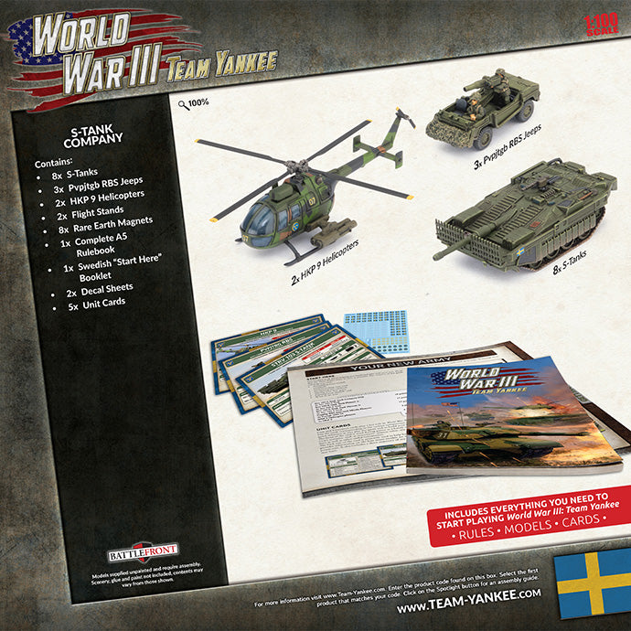 Team Yankee: TSWAB01 Nordic Forces Swedish Starter Force
