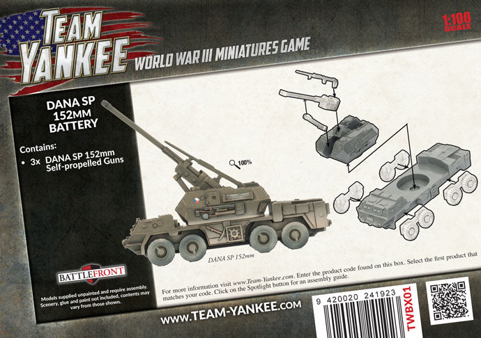 Team Yankee: TWBX01 Dana SP 152mm Battery