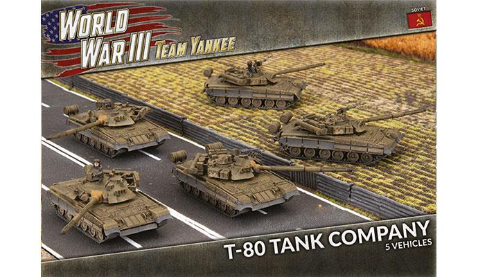 Team Yankee: TSBX21 T-80 Tank Company (Plastic)