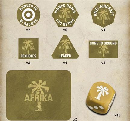 Flames of War: TD051 German Afrika Korps Gaming Set