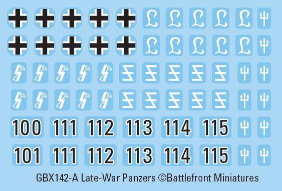 Flames of War: GBX142 Panzer IV Tank Platoon (Plastic)